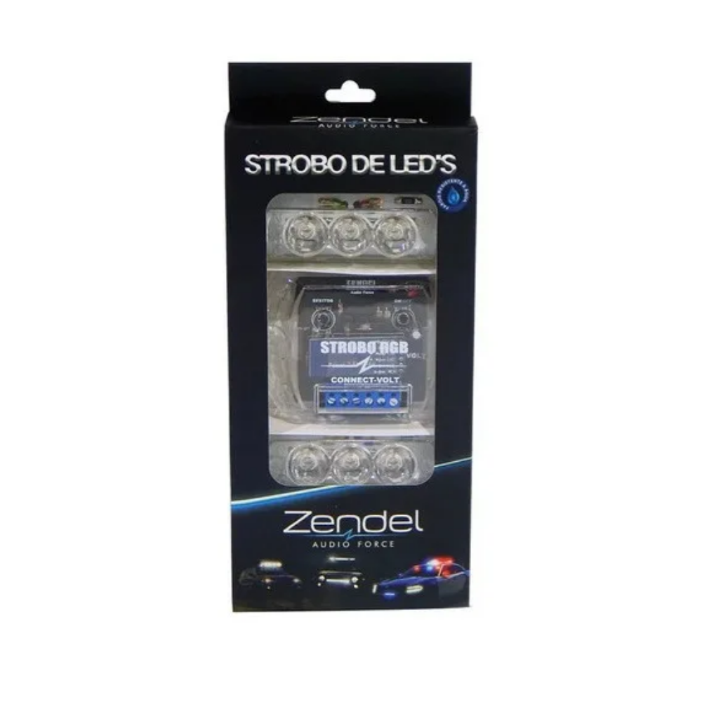 KIT STROBO RGB CONNECT-VOLT BLUETOOTH - ZENDEL - Imagem 4