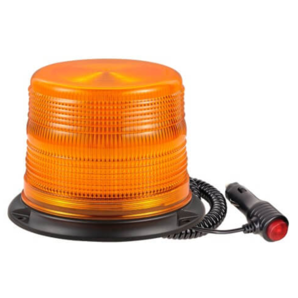 Mini Giroflex Universal Veicular (Magnetico)- Ambar - 12-48v - YL