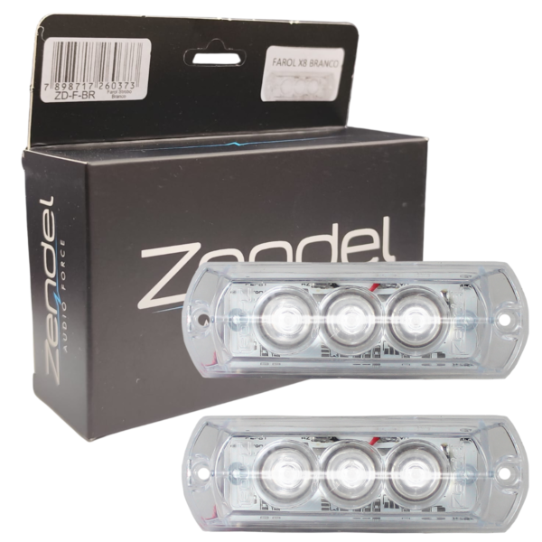 ZD- FAROL BRANCO ZENDEL ZD-F-BR