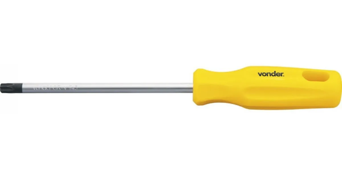 Chave Hexalobular T45 Reta C/Cabo Vonder - Imagem 2