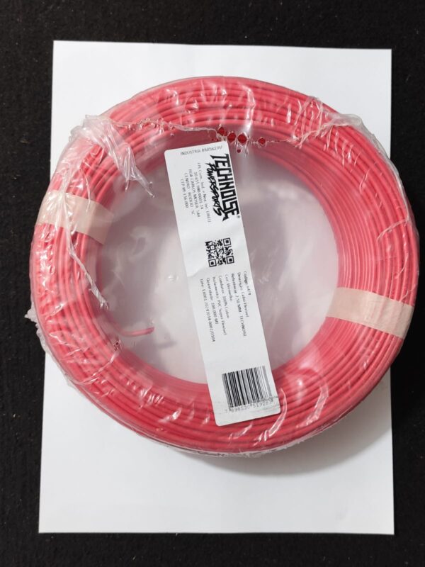 CABO FLEXIVEL - TECHNOISE - 2,50 MM x 100M - VERMELHO