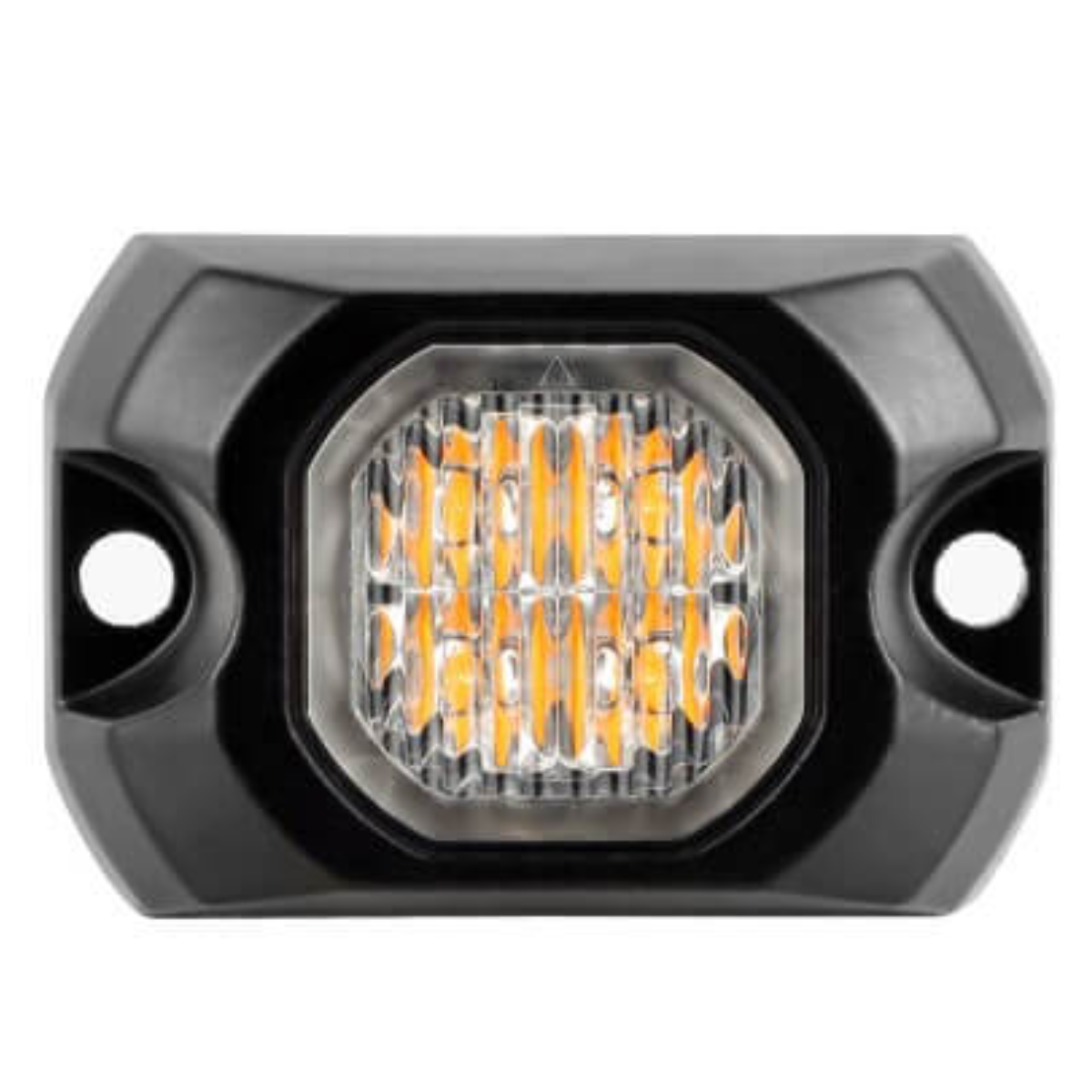 Mini Strobo Slim Redondo 5 cm - 12-24v - Ambar - YL - Imagem 2