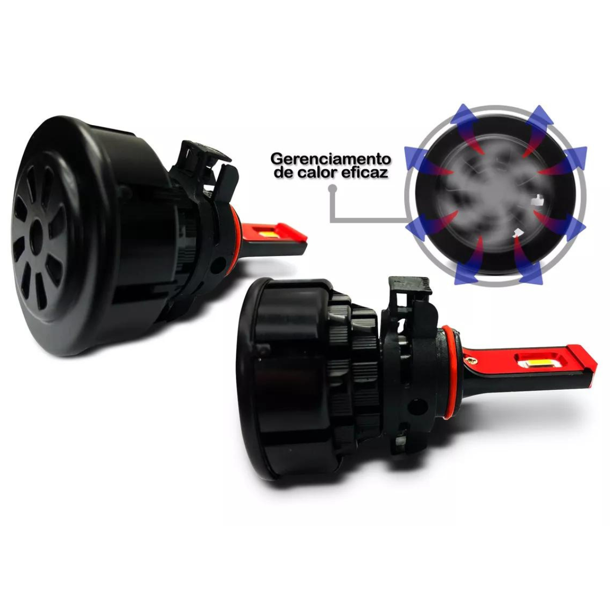 Lâmpada Led De Carro Smart Z1 - H3 9000 Lumens - Imagem 3