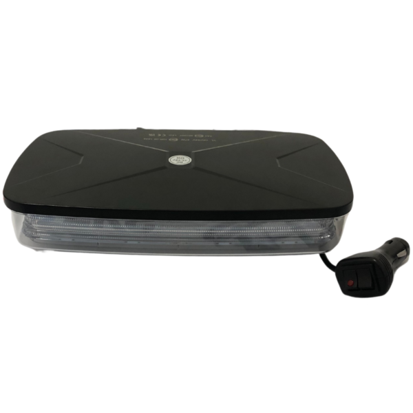 Mini Giroflex 12-24v - Ambar (Tampa Preta) - YL