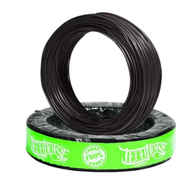 CABO FLEXIVEL - TECHNOISE - 1,50 MM x 100M - PRETO
