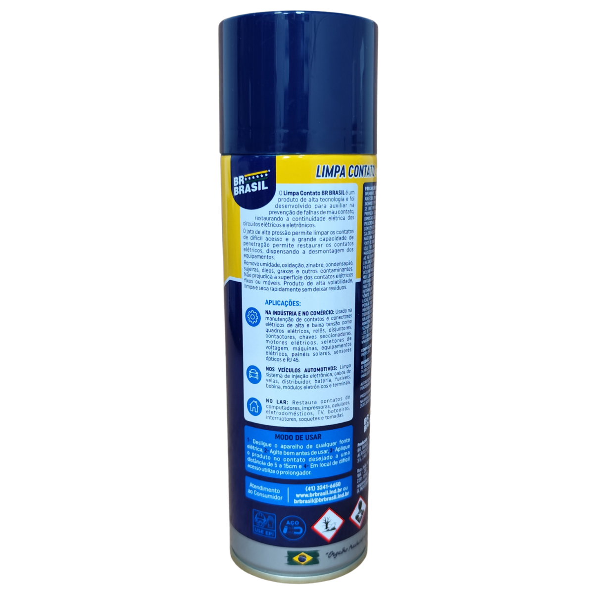 Limpa Contato 300ml 170g BR Brasil - Imagem 2