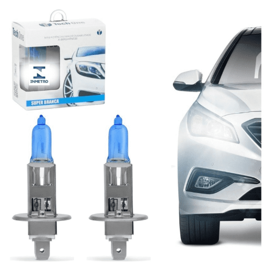 Lampada Super Brancar 8500K - Par Techone - H1