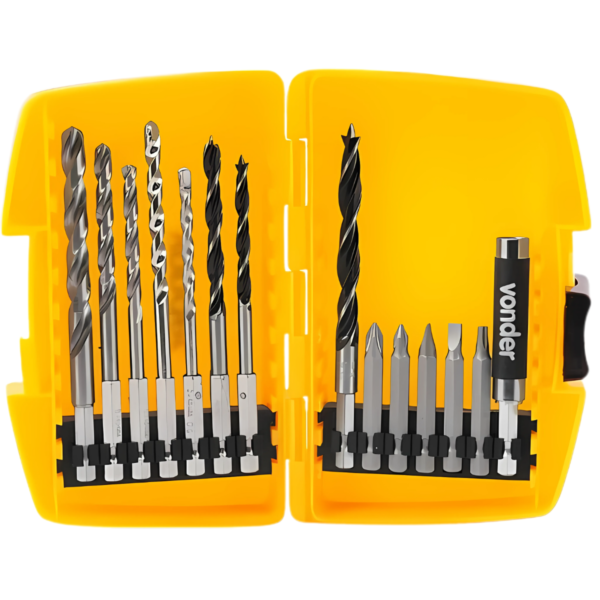 Brocas/Bits JG Combinado 14 Peças Vonder