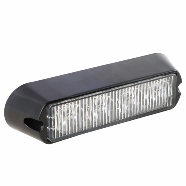 Mini Strobo Com Moldura e Base de Borracha 13 cm - 12-24v - Ambar - YL