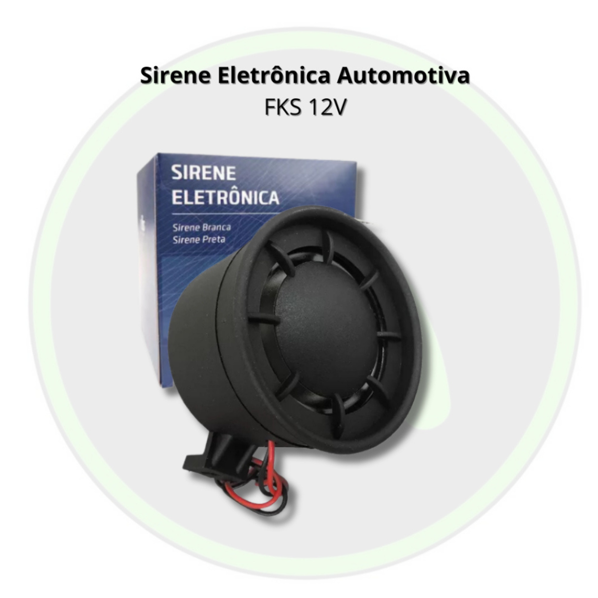 Sirene 12V Automotiva Fks - Imagem 2