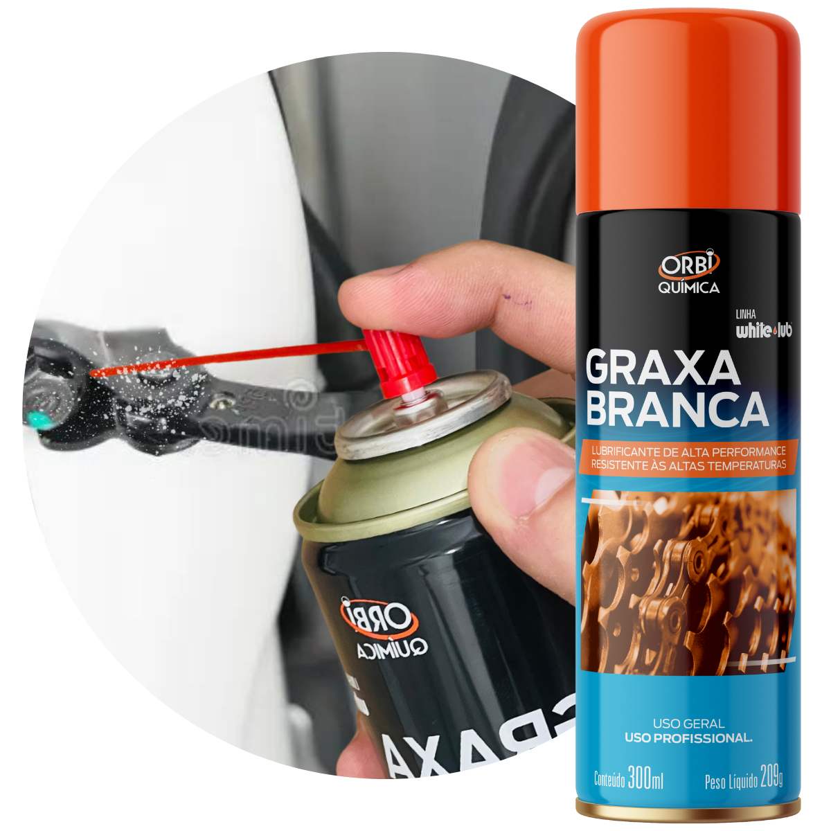 Orbigrax Graxa Branca 300ml/209g - Imagem 5