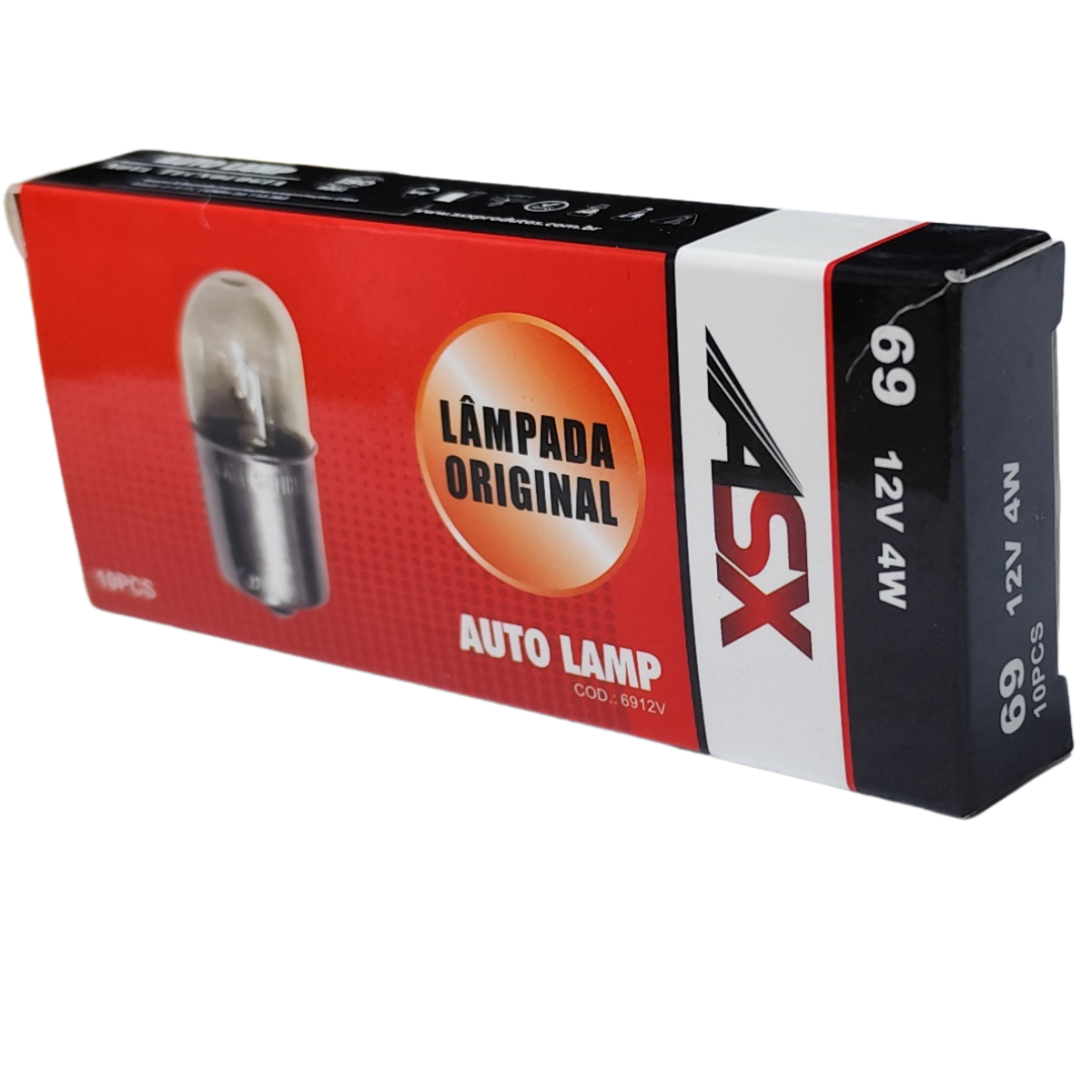 LAMPADA 69 CLEAR -T4W-12V-ASX