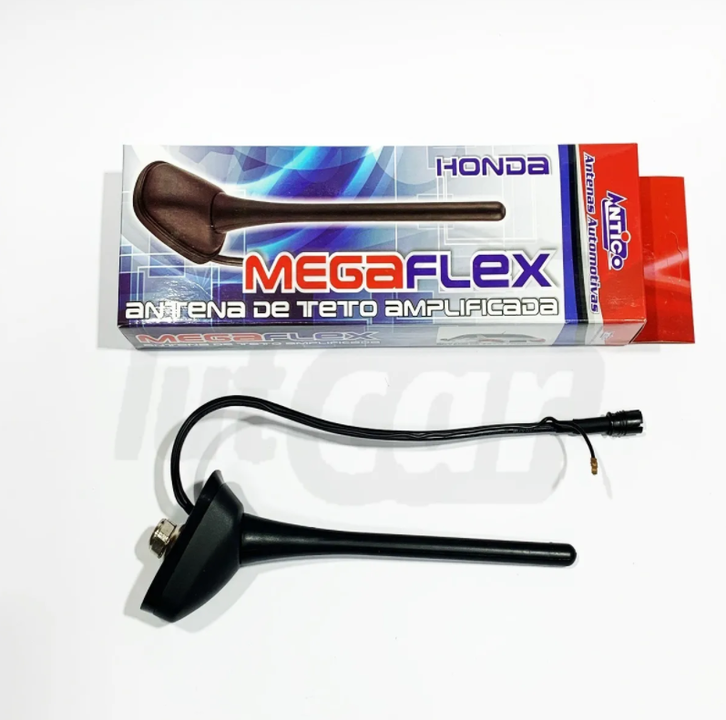 Antena De Teto Amplificada Honda 76º Fit City Civic Hrv Crv