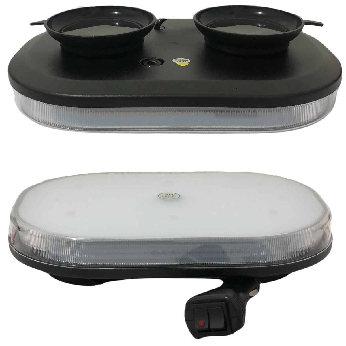 Mini Giroflex Lente Cristal - 12-24v - Ambar - YL - Imagem 4