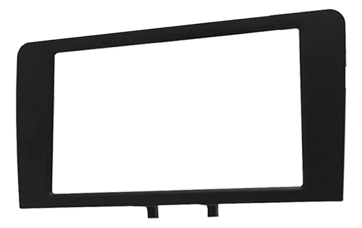 Moldura 2 Din Audi A3 Sportback 03/08 Preta - Acabamento UV - Imagem 4