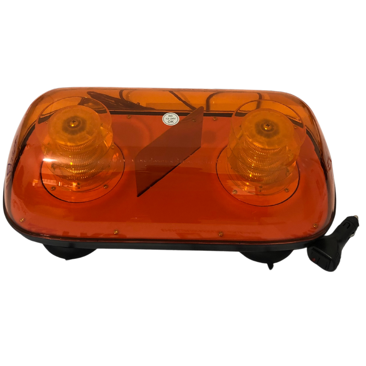 Mini Giroflex 360° - 72 leds - 12-24v - Ambar (Lente Ambar) - YL - Imagem 5