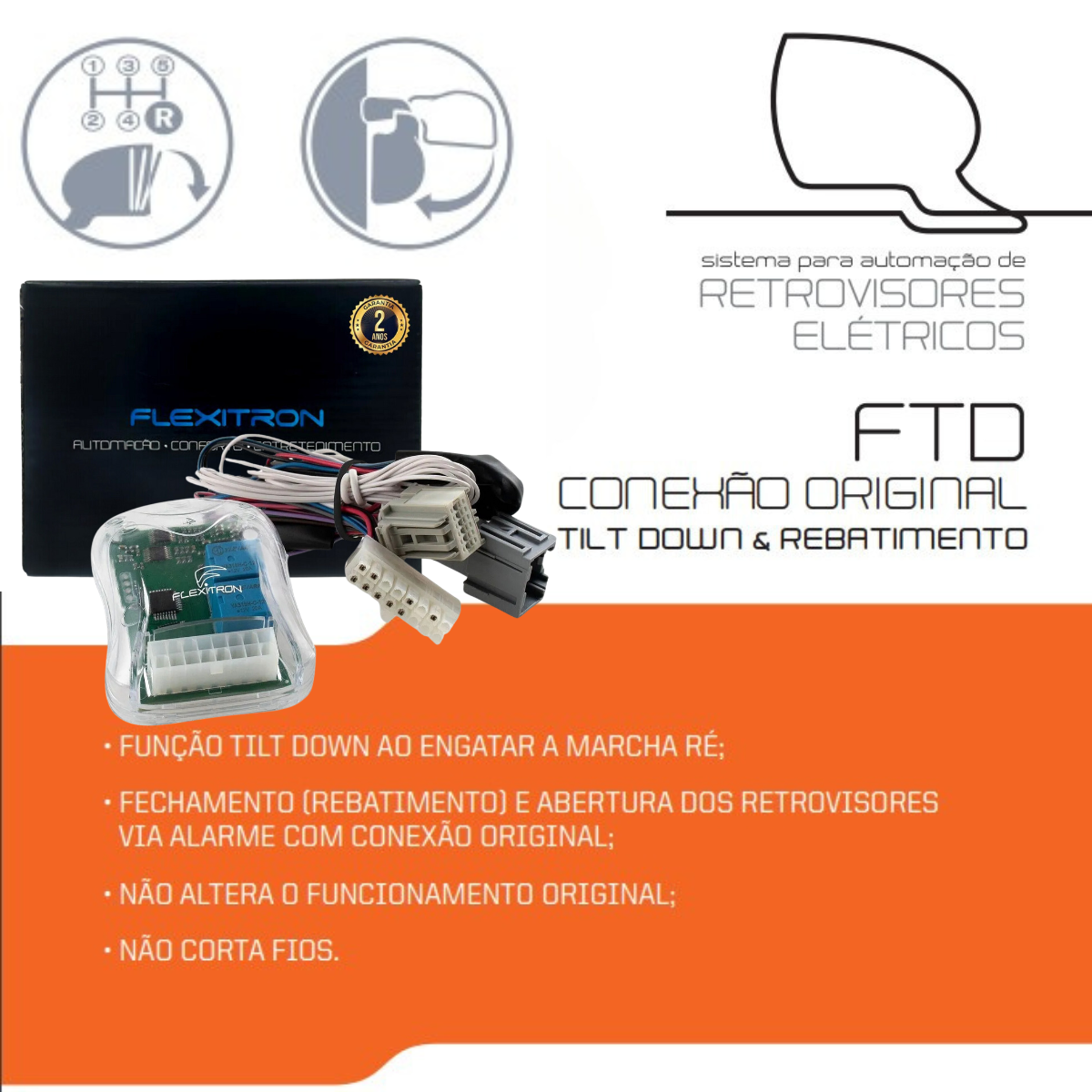 Modulo de Rebatimento e Tilt-Down - FTD GM-S1 1.0 - Imagem 2