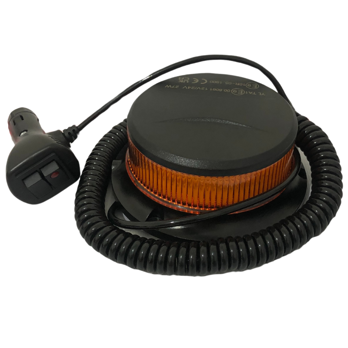 Mini Giroflex Ambar Perfil Baixo (Magnetico) - 12-24v - YL - Imagem 2