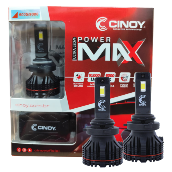 LAMPADA ULTRA LED POWER MAX HB3/HB4 - CINOY