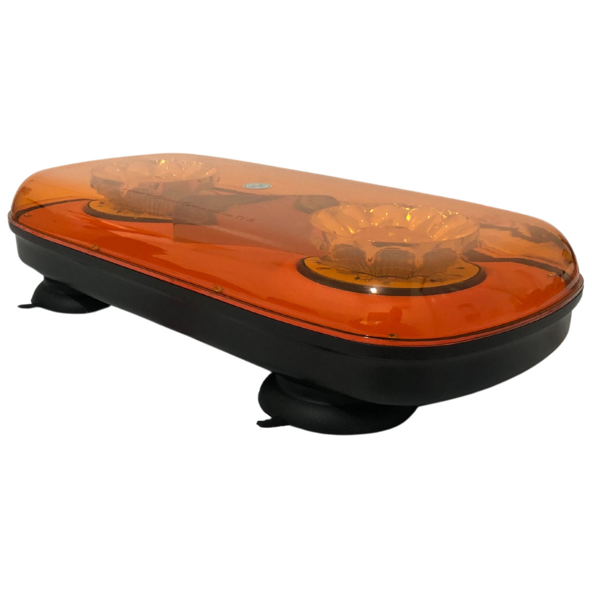 Mini Giroflex 360° - 24 leds - 12-24v - Ambar (Lente Ambar) - YL - Imagem 3