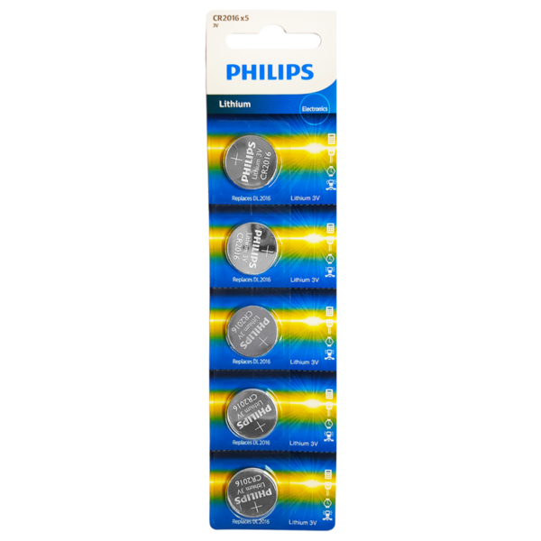 Pilha Cr-2016 Philips C/5 Unid