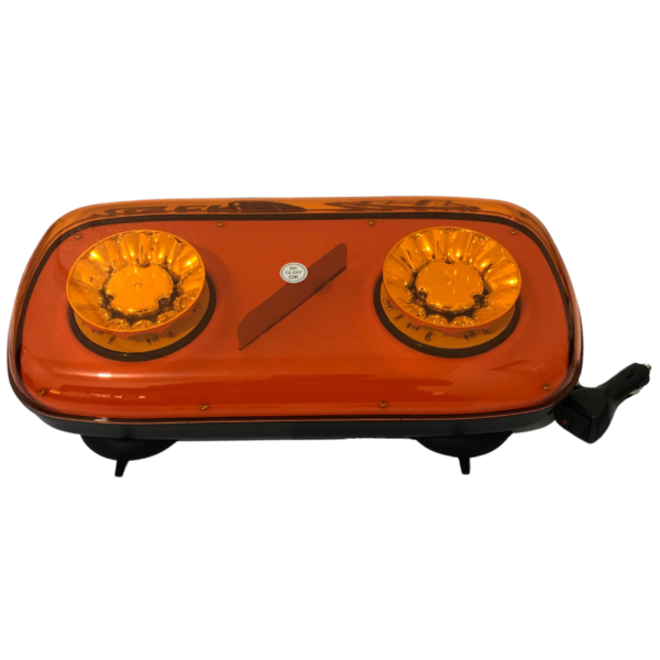 Mini Giroflex 360° - 24 leds - 12-24v - Ambar (Lente Ambar) - YL