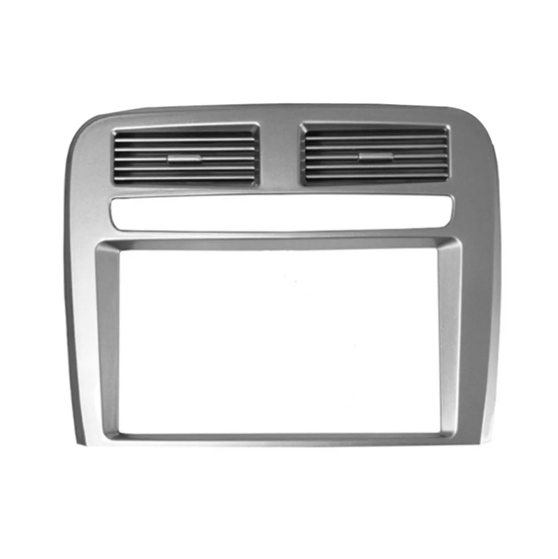 Moldura 2 Din Fiat Punto 08 A 12 Prata Acabamento UV - Imagem 3