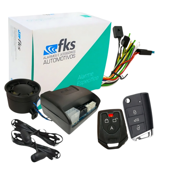 ALARME ESPECIFICO - VW G5/G6/G7/G8 - FKS + CHAVE VW RPX030