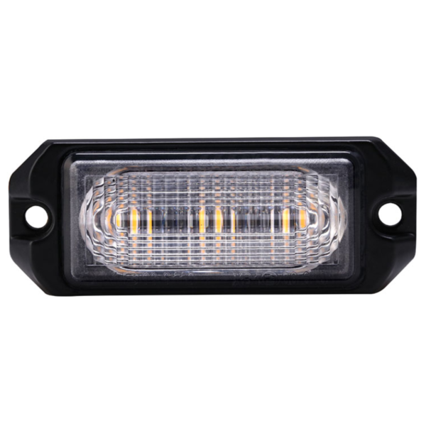 Mini Strobo 7,5 cm - 12-24v - Ambar - YL