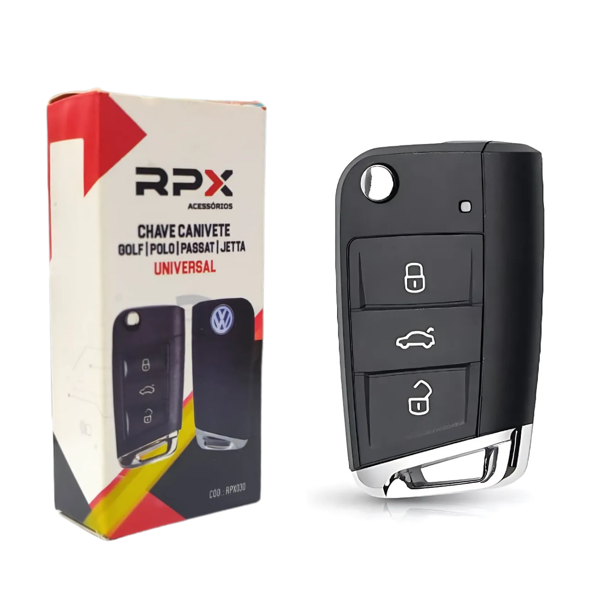 Chave Canivete Golf/Polo/Passat/Jetta - FKS/Sistec/Stetsom - RPX - Imagem 4