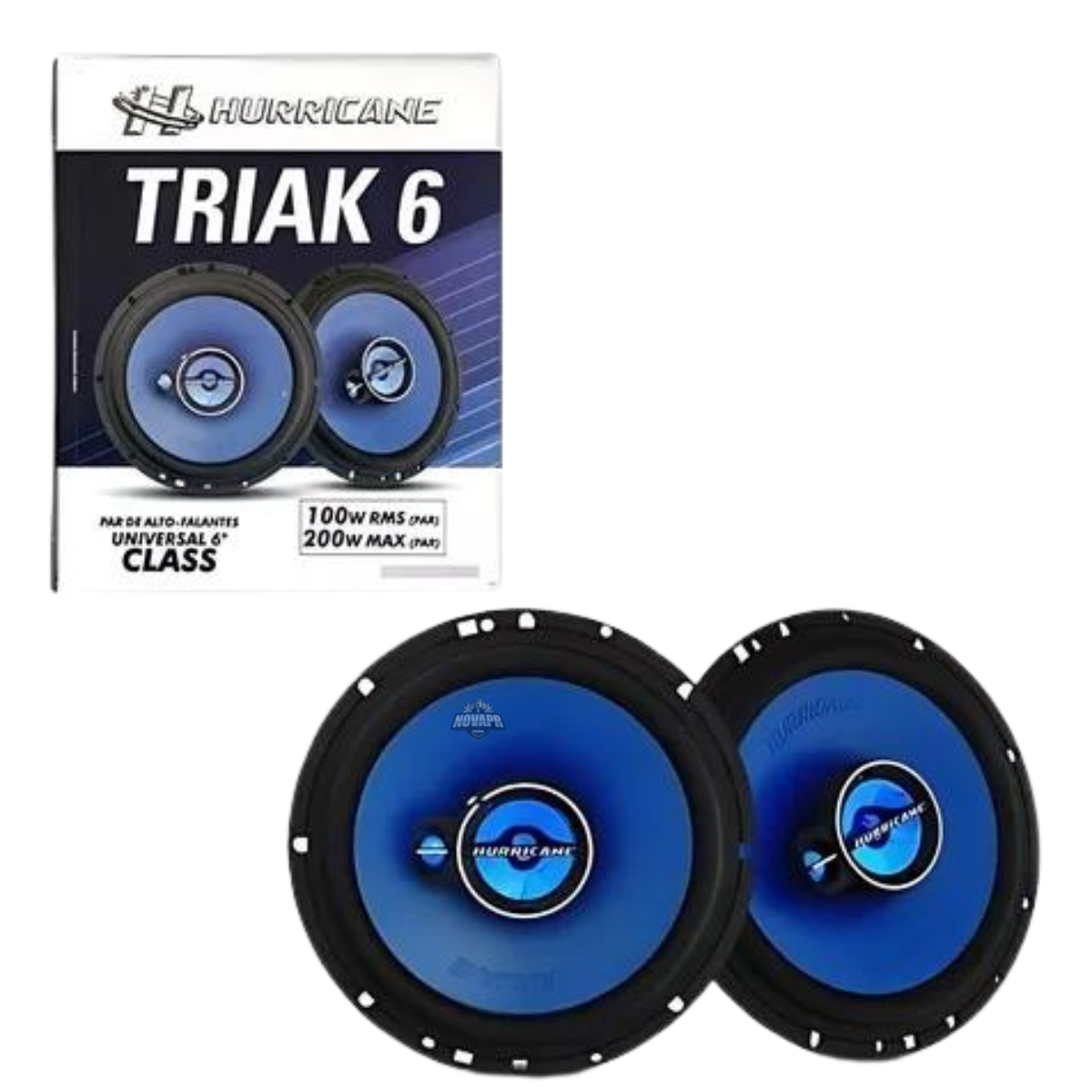 Alto Falante Triaxial 6" Triak6 - Hurricane