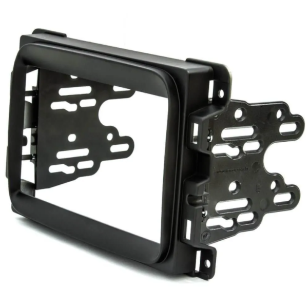 Moldura 2 DIN Fiat Toro/Mobi/Uno Completo/ Preto + Brinde