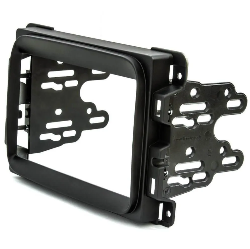 Moldura 2 DIN Fiat Toro/Mobi/Uno Completo/ Preto + Brinde