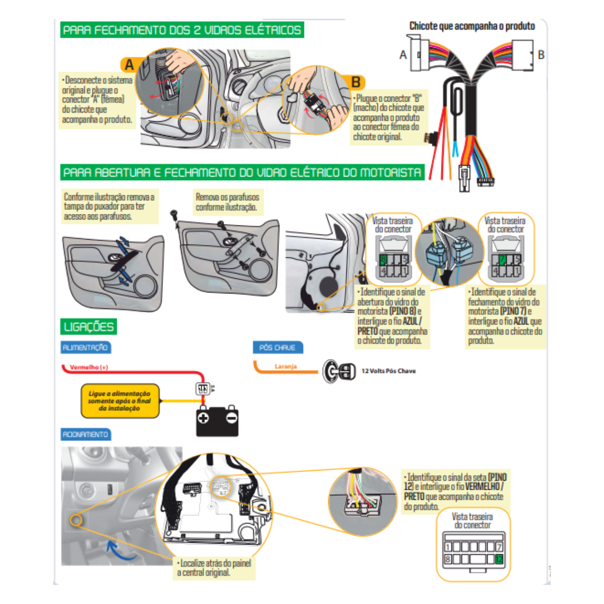 Modulo Subida de Vidro - SAFE RN-SA 2.1 - Imagem 2
