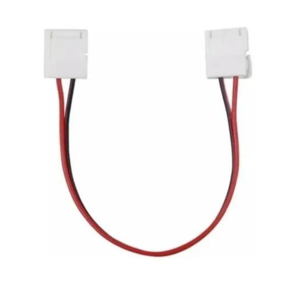 Emenda Rapida Com Conector P4 Para Fita Led 5050, 3528 De Uma Cor, 10Mm 2 Vias, 15Cm