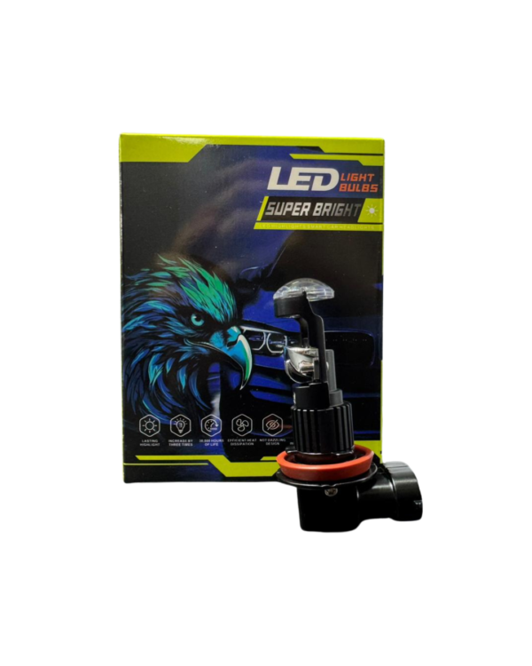 LAMPADA DE LED H11 -12V 60W 6000 LUMENS - 6000K