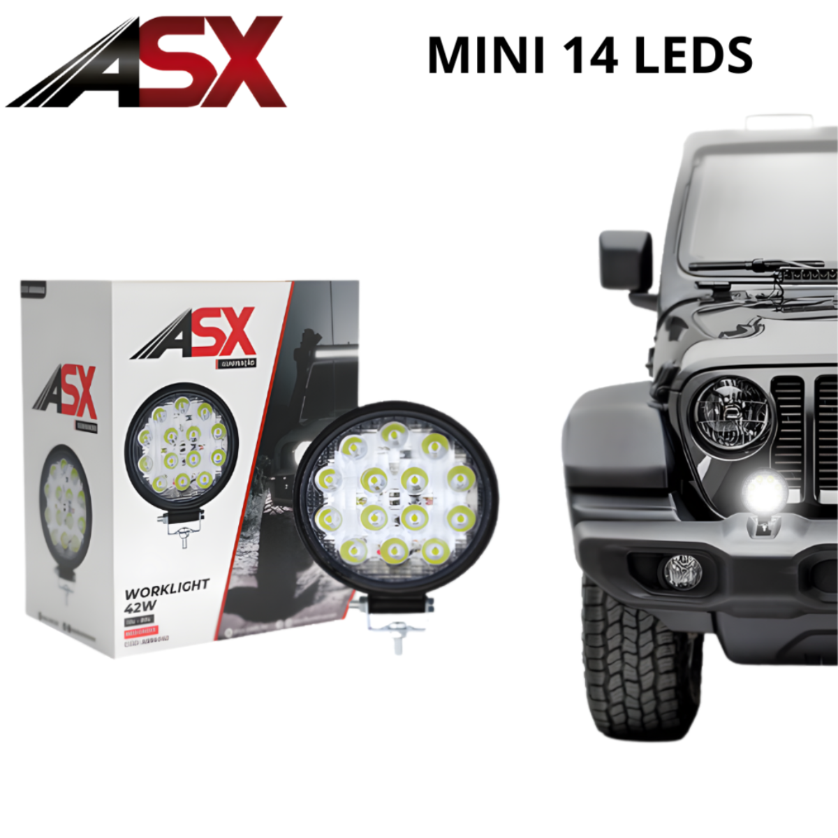 Worklight Redondo 14 LED – 42W – Bivolt - ASX - Imagem 2