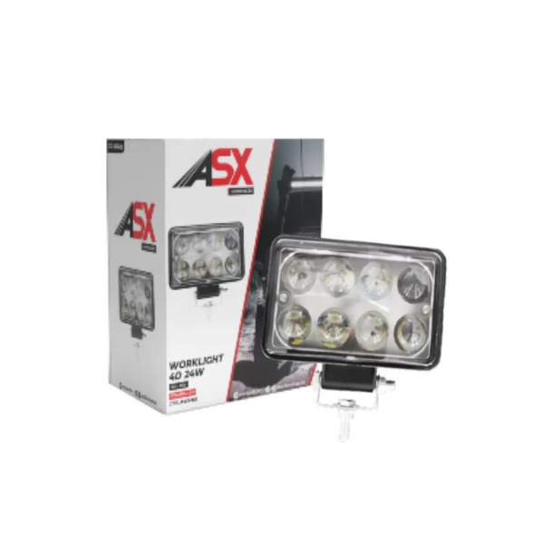 WORKLIGHT RETANGULAR 4D 8 LED - 24W - BIVOLT