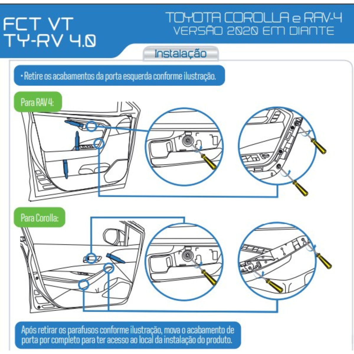 Modulo Subida De Vidro - FCT VT TY-RV 4.0 - Imagem 3