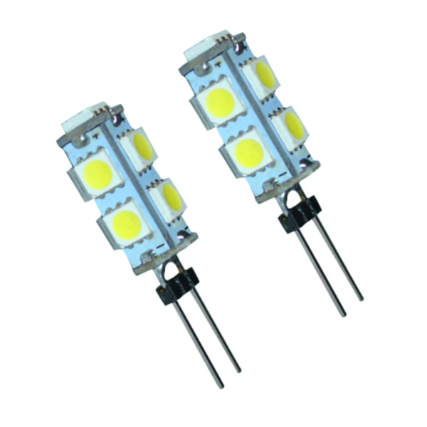 Lâmpada Led Náutica T10 G4 9 smd 5050 12V