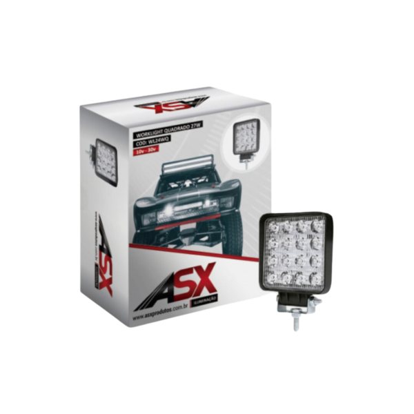 Worklight Quadrado 16 LED - 48W - Bivolt - ASX