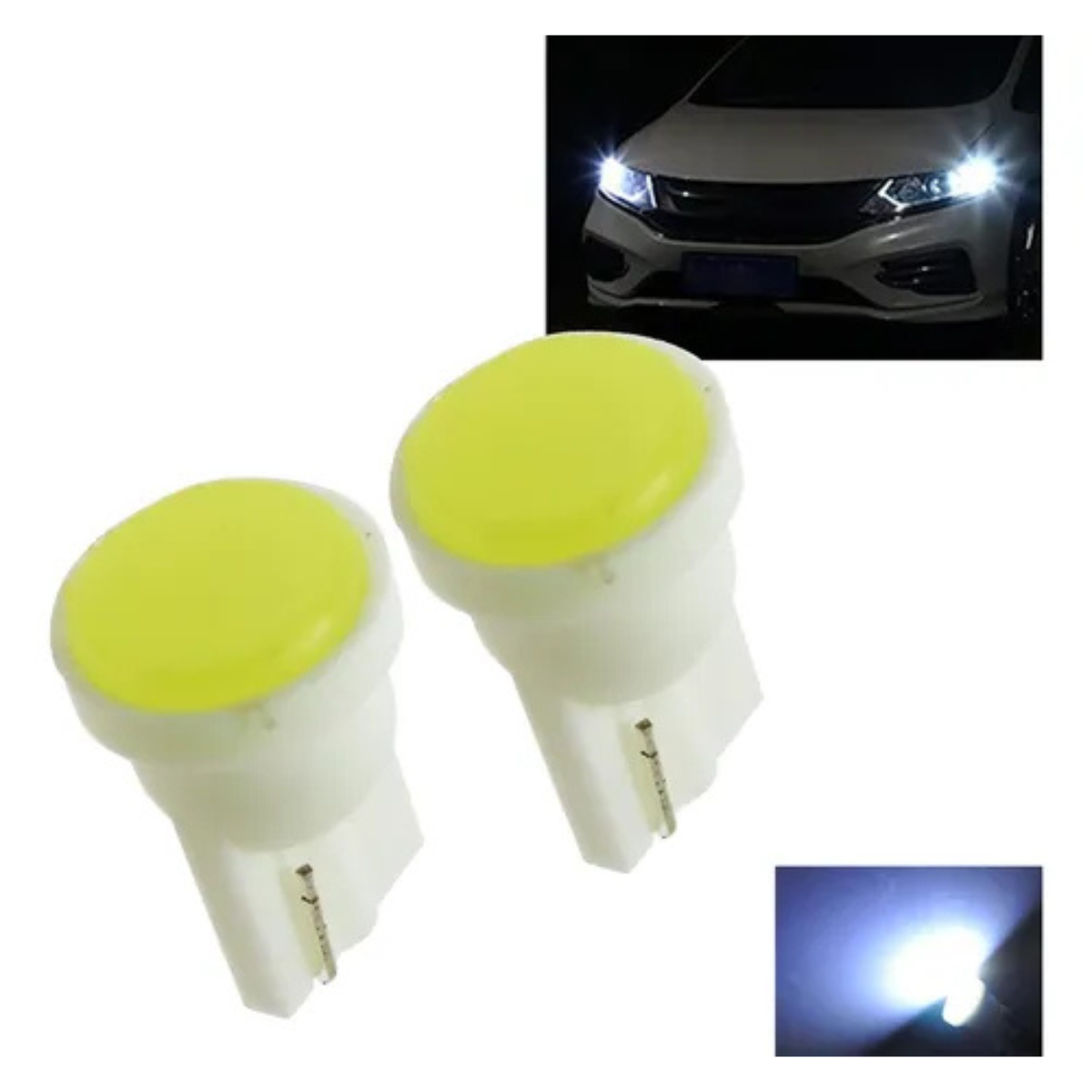 Lampada led T10 COB branco 12V (2 Unidades) - Imagem 2